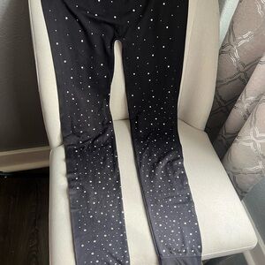 BONGO Black Leggings with Red Tag